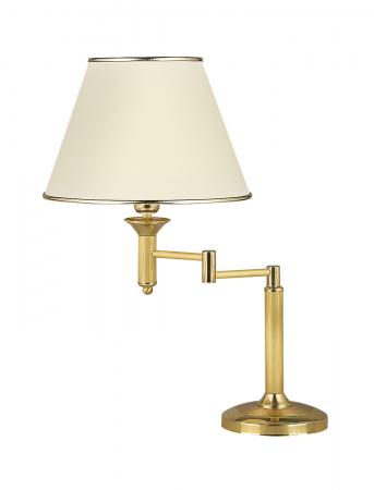 Cadenza 1-es asztali lámpa mozgatható szaténfényű bronz